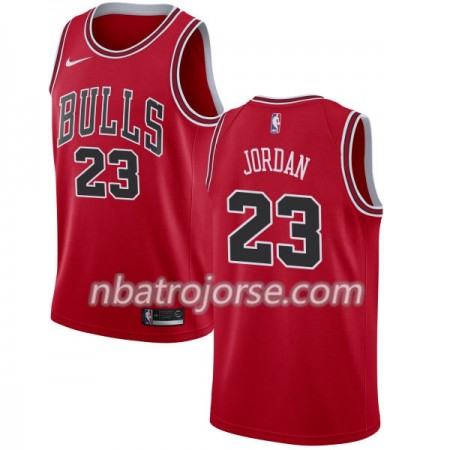 Män Chicago Bulls Tröja Michael Jordan 23 Nike 2017-18 Röd Swingman Män Chicago Bulls Tröja Michael Jordan 23 Nike 2017-18 Röd Swingman